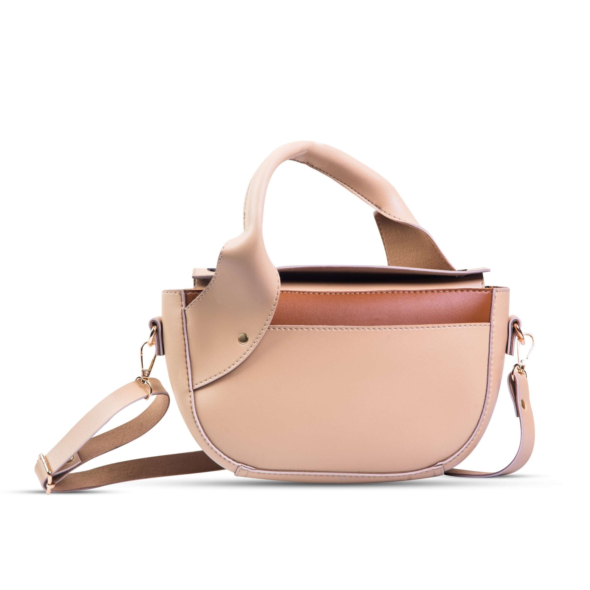 TWISTED HANDLE BEIGE - Bag X