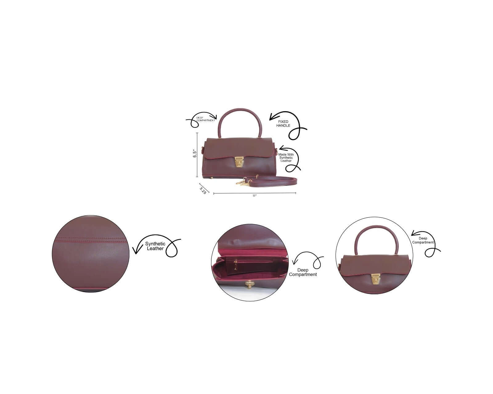 FLORIDA MAROON - Bag X