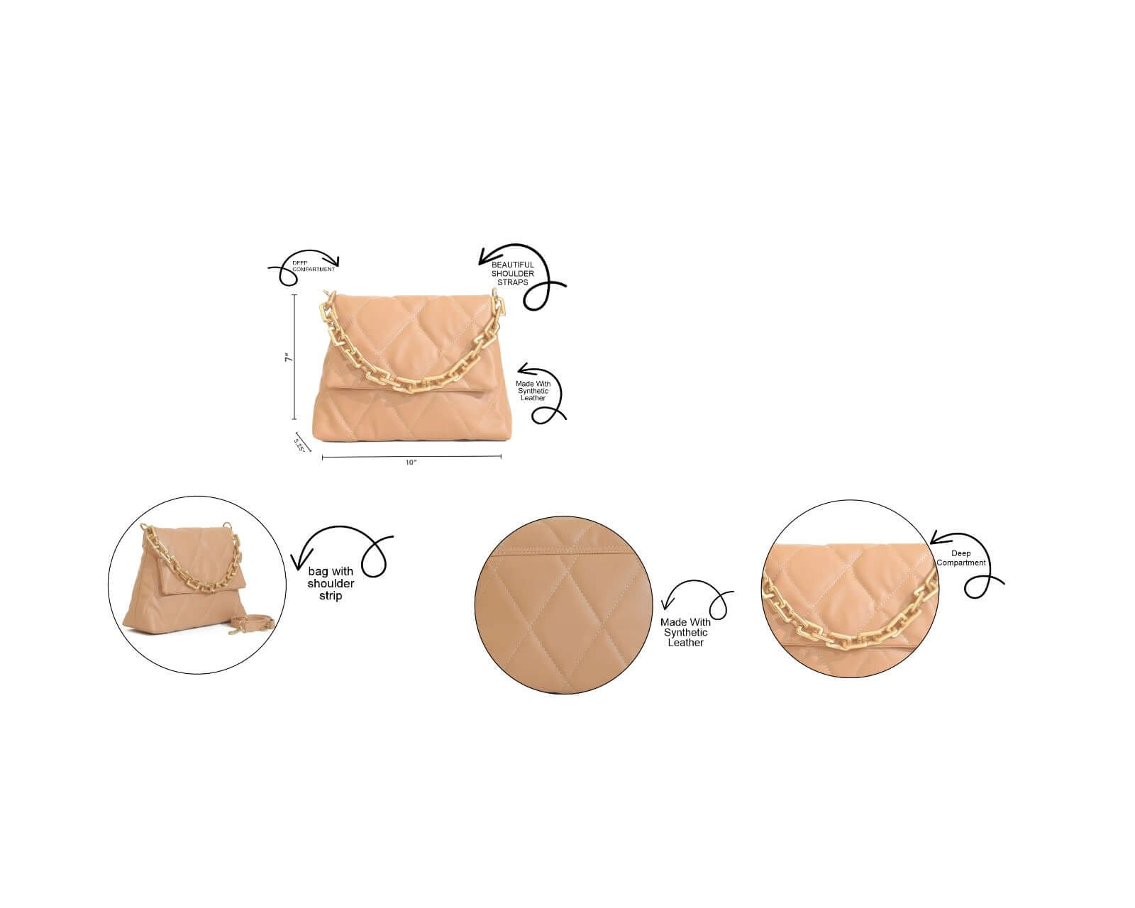 JACK BEIGE - Bag X