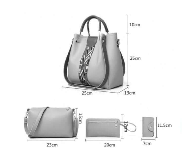 CAPRI 4 PCS MAROON - Bag X