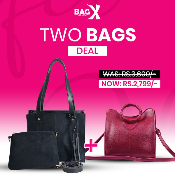 Deal - Suede Black + Stitch Maroon