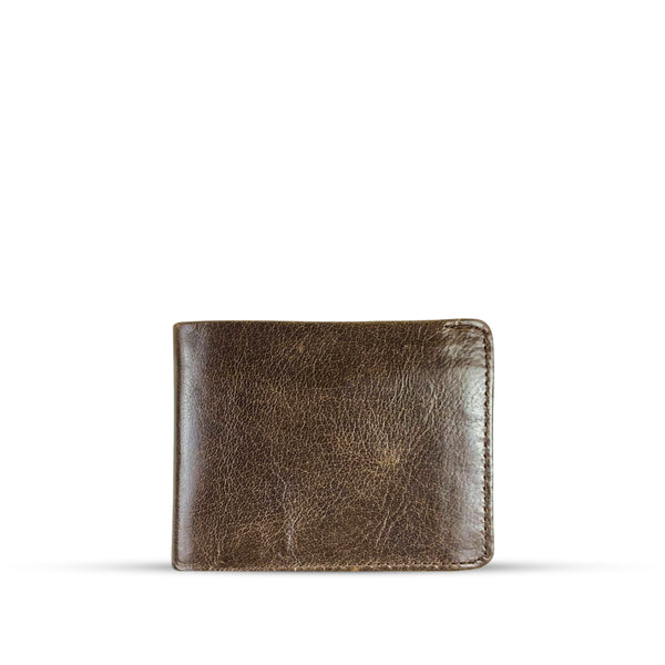 Leather Wallet With Hanging Slot Choco