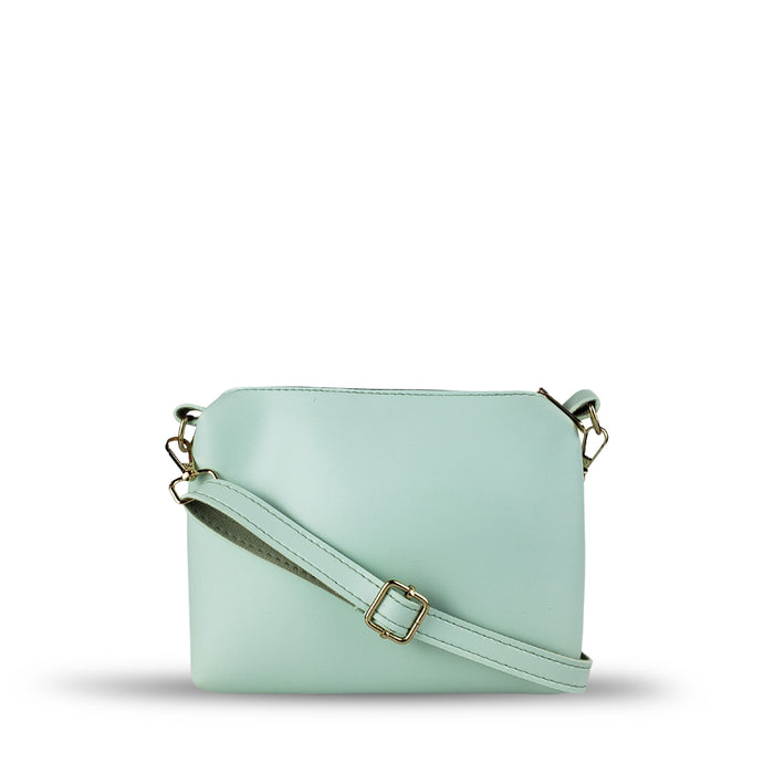 Crimson Pouch Aqua Green