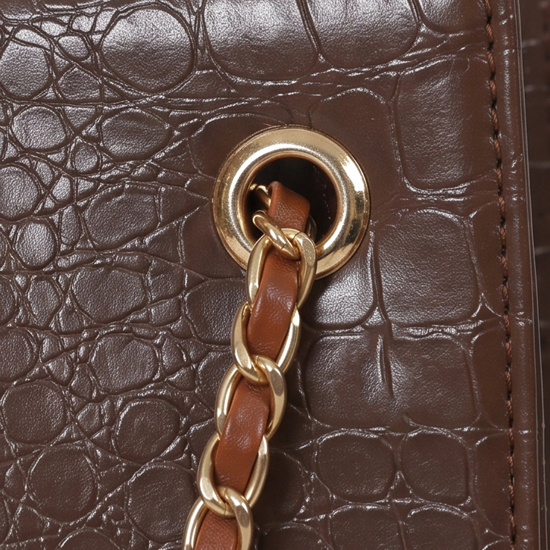 Crocodile Tote Choco - Leftover
