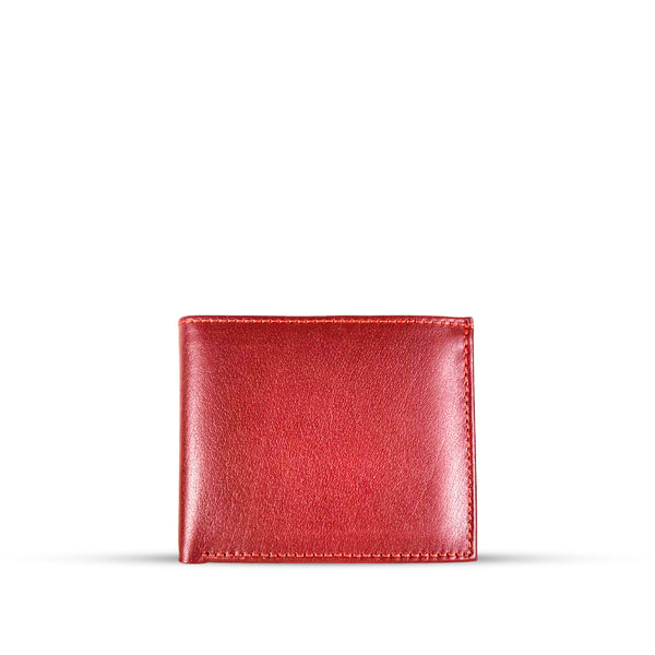 All Leather Wallet Crocodile Maroon