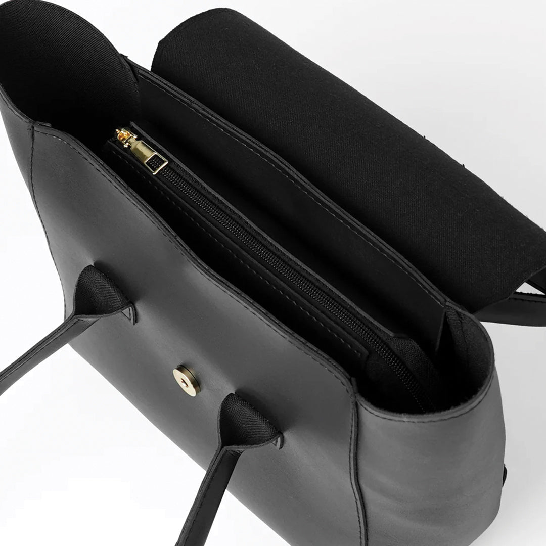 Amara Black - Leftover women's wallet & clutch in black by Bag X