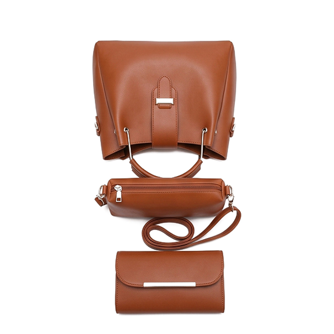 Alexa 3 Pcs Brown