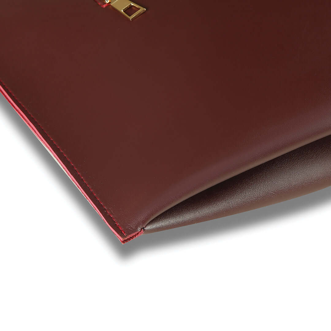 Arya Maroon - Leftover women's shoulder bag in maroon by Bag X
