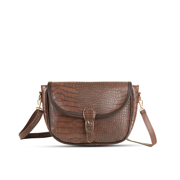 IMPERIAL CROCODILE BROWN