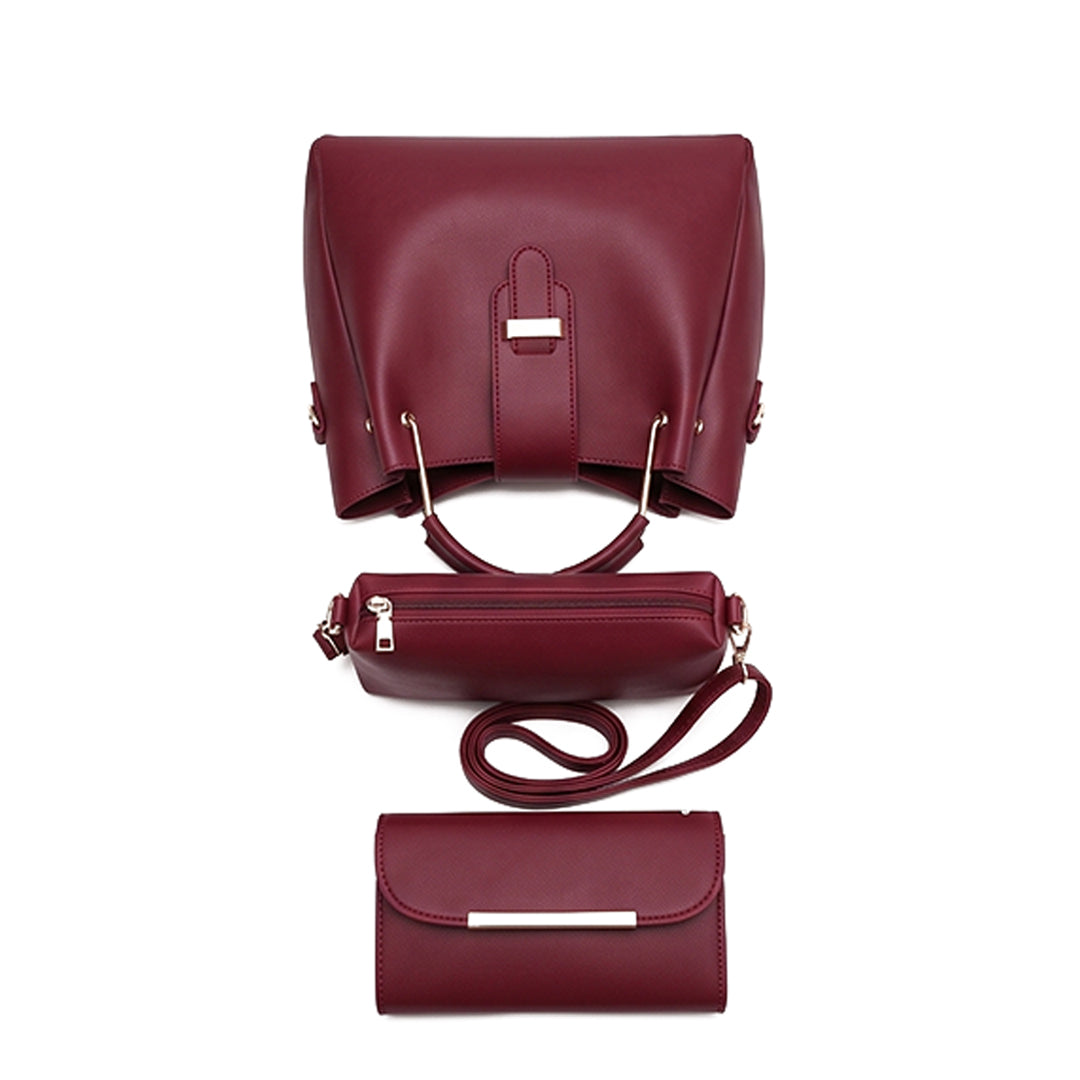 Alexa 3 Pcs Maroon