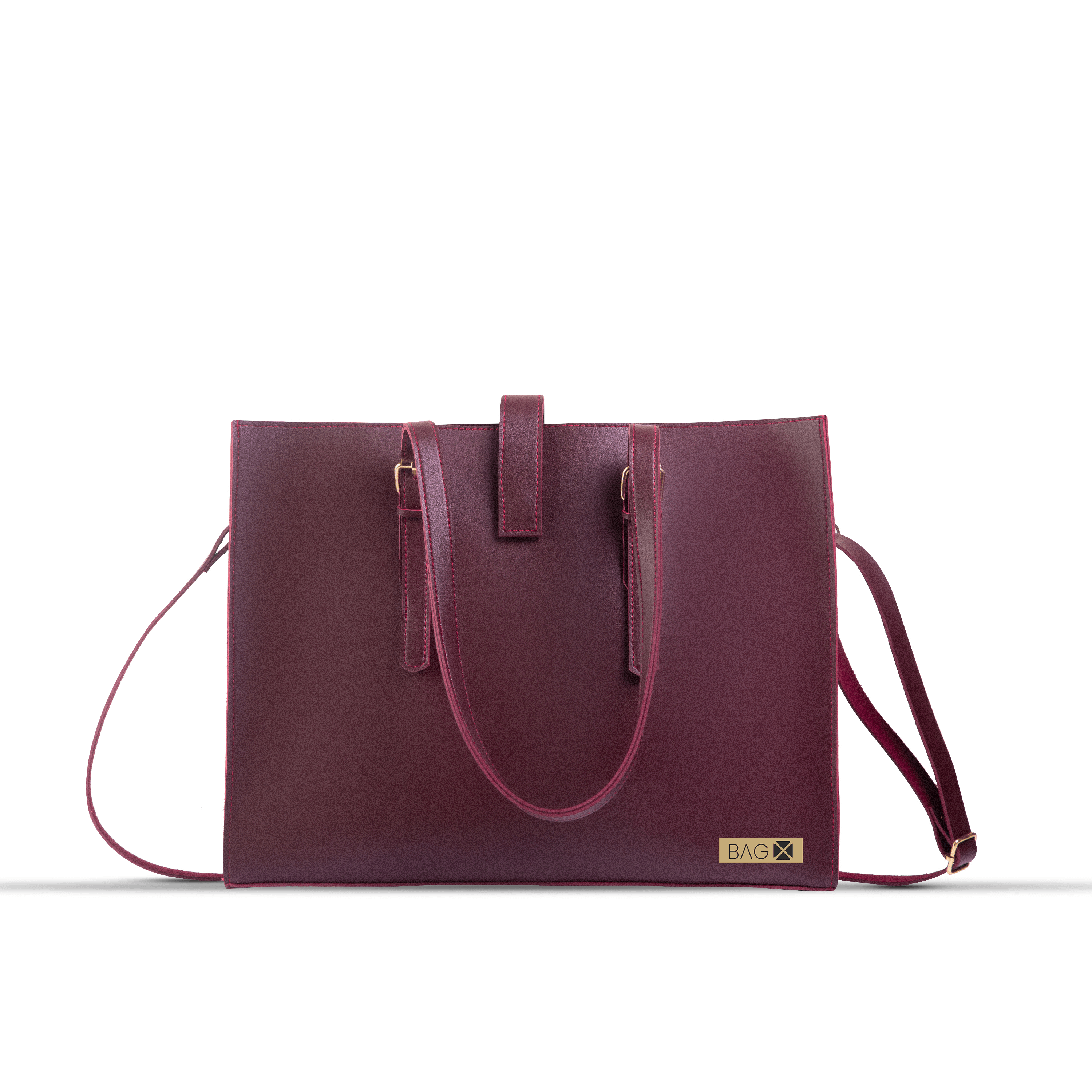 Blossom Maroon Tote Bag