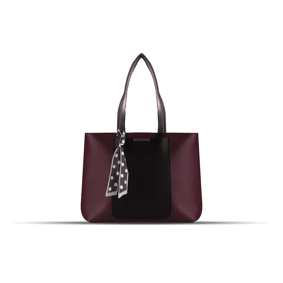 Jasmine Maroon - Leftover women's tote bag in maroon by Bag X