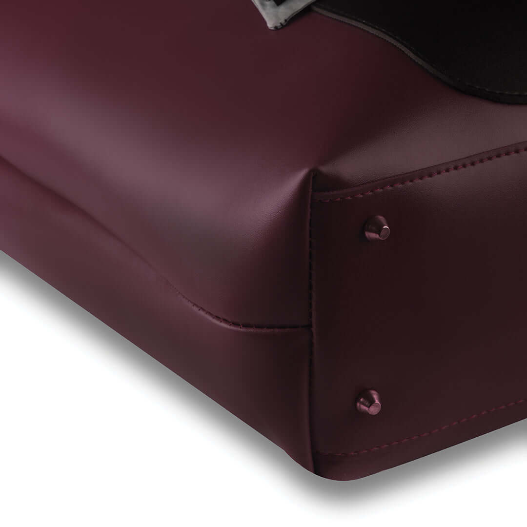 Jasmine Maroon - Leftover women's tote bag in maroon by Bag X
