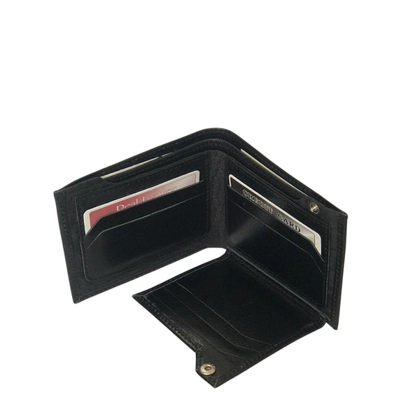 All Leather Wallet Black