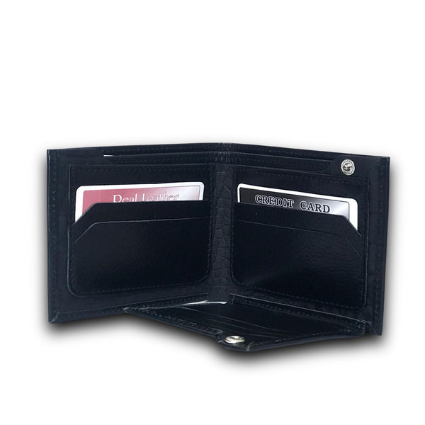 All Leather Wallet Black