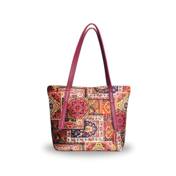 RHEA TOTE MAROON - LEFTOVER