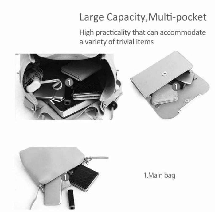 Alexa 3 Pcs Maroon - Leftover