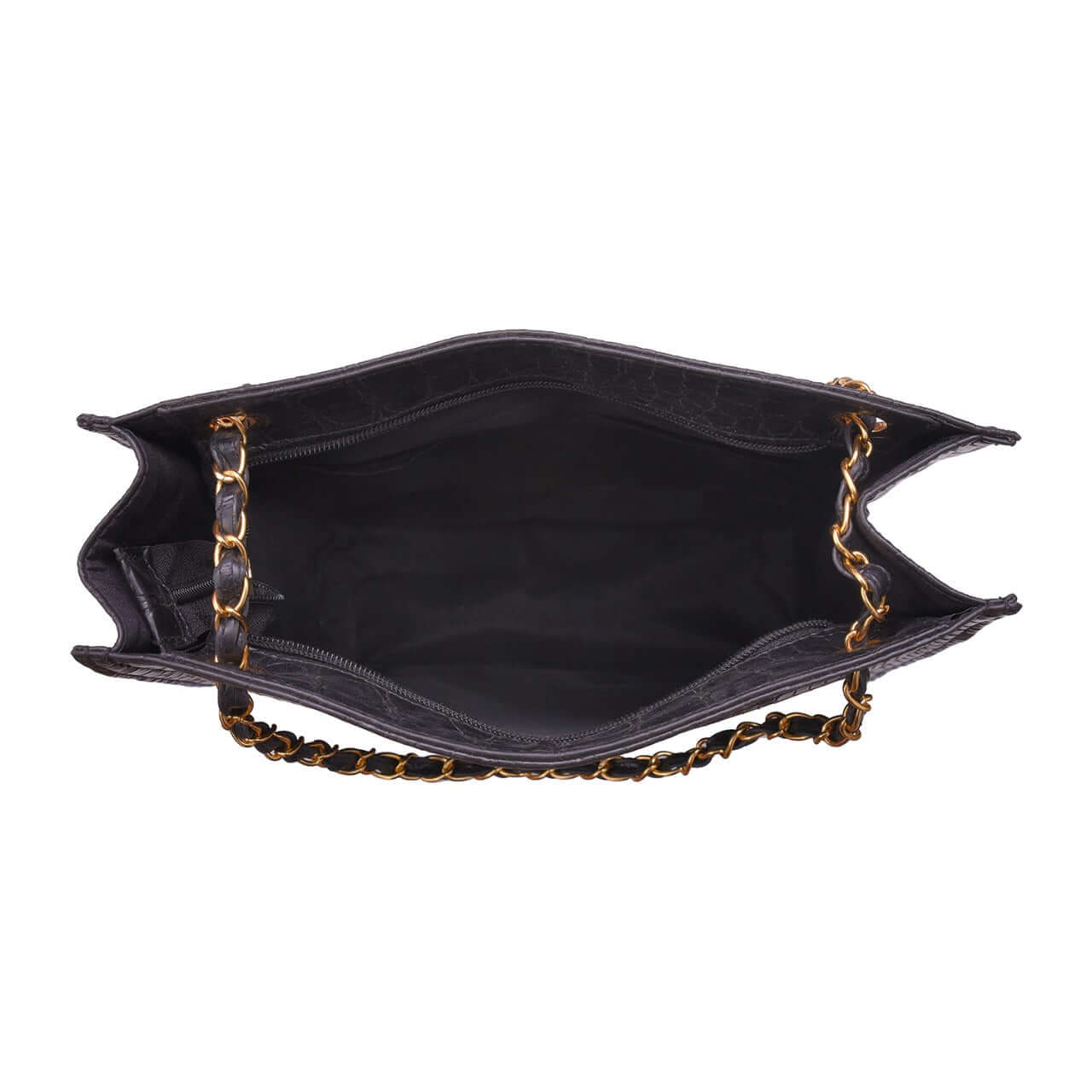 LONG CROCODILE BLACK