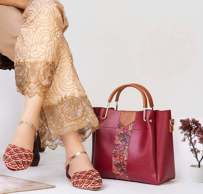 Capri 4 Pcs Maroon