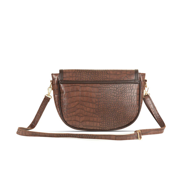 IMPERIAL CROCODILE BROWN