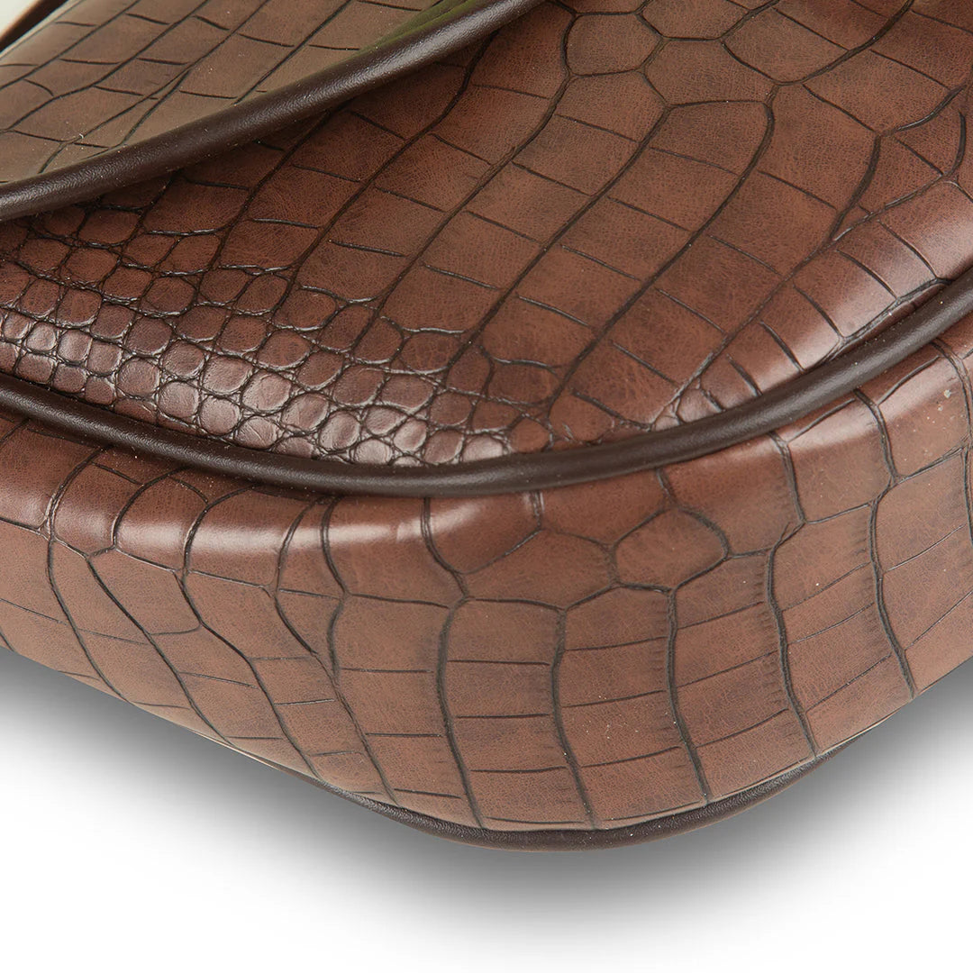 IMPERIAL CROCODILE BROWN