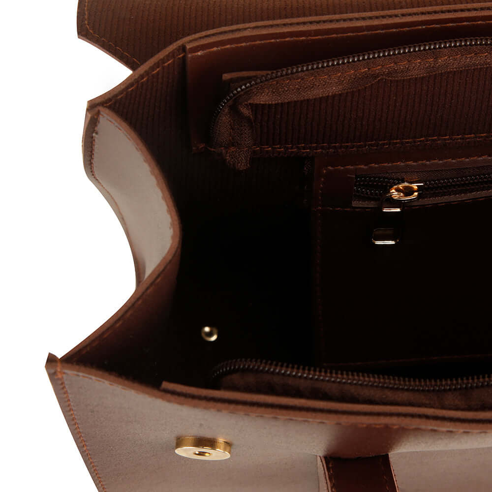 Sigma Choco - Leftover women's shoulder bag in choco by Bag X