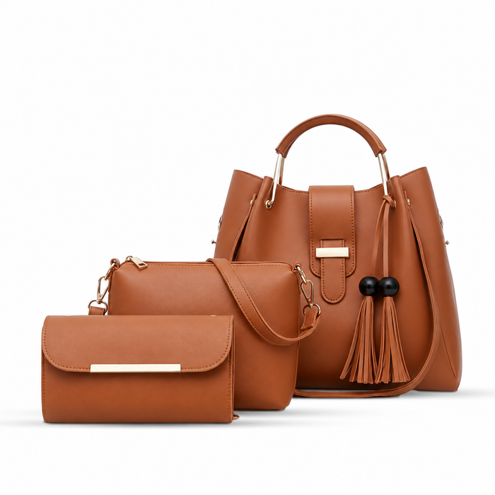 Alexa 3 Pcs Brown