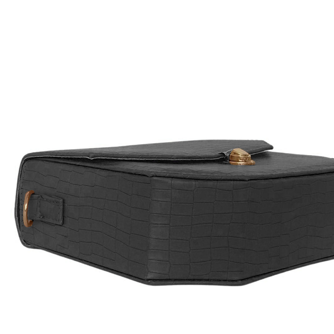 Hexa Black - Leftover women's handbag in black by Bag X