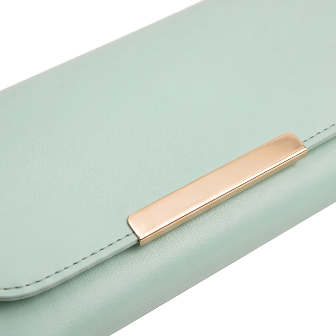 Crimson Wallet Aqua Green