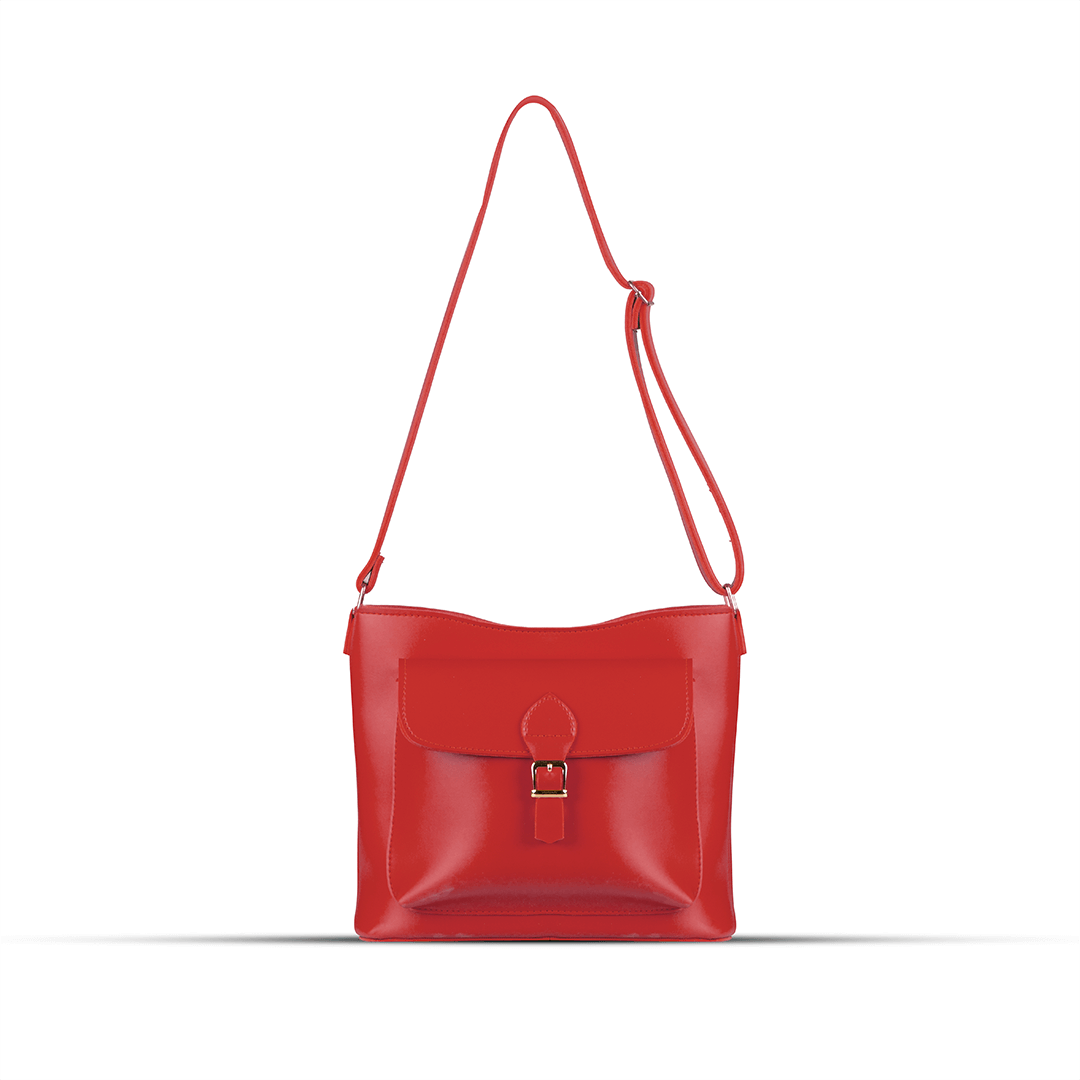 Coco Red - Leftover women's crossbody bag in red by Bag X