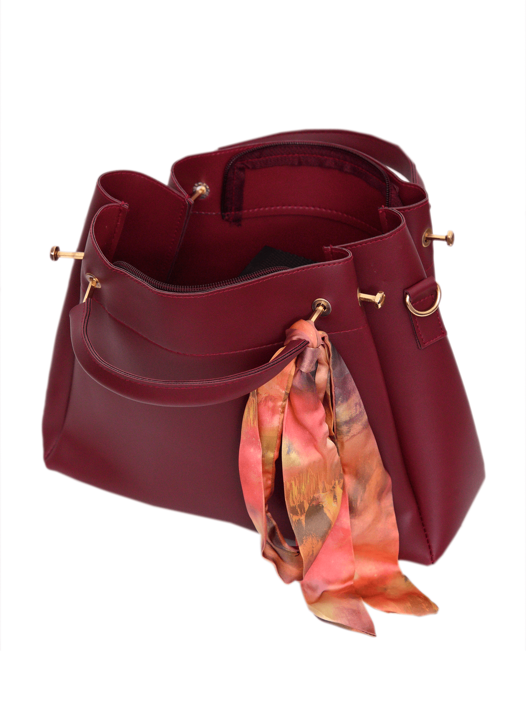 MOSCOW MEDIUM MEHROON BAG