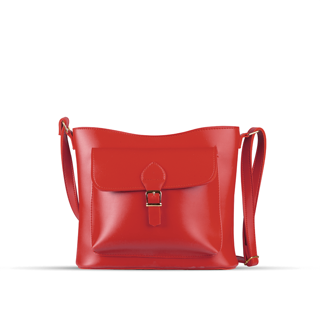 Coco Red - Leftover women's crossbody bag in red by Bag X
