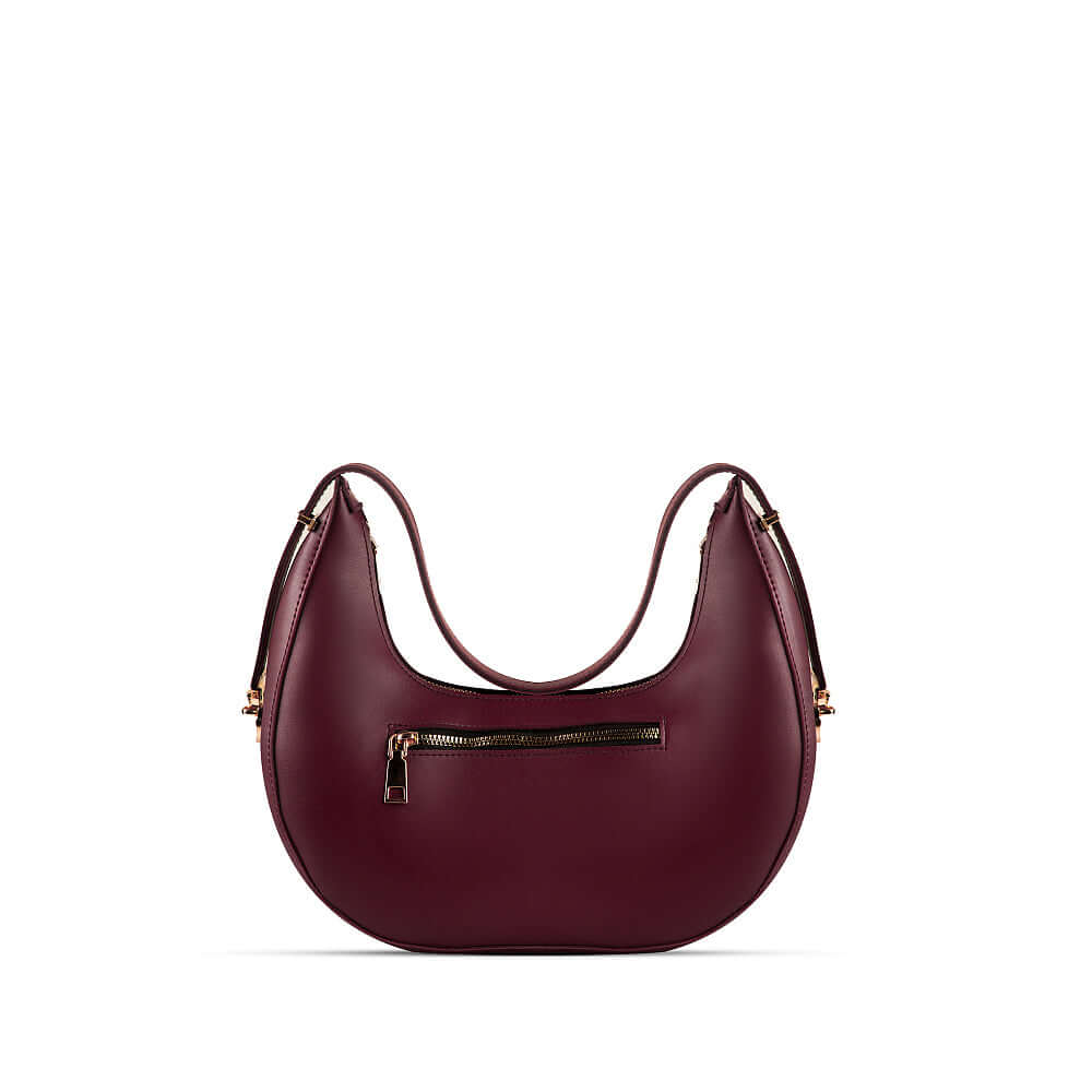 Alice Maroon - Leftover women's shoulder bag in maroon by Bag X