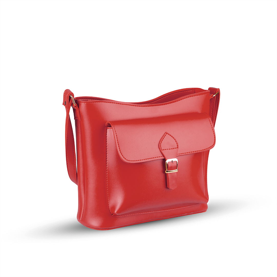 Coco Red - Leftover women's crossbody bag in red by Bag X