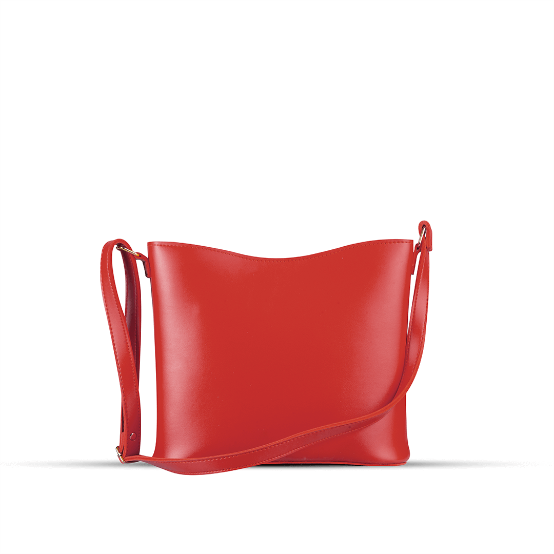 Coco Red - Leftover women's crossbody bag in red by Bag X