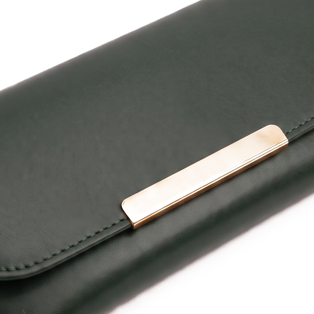 Crimson Wallet Green