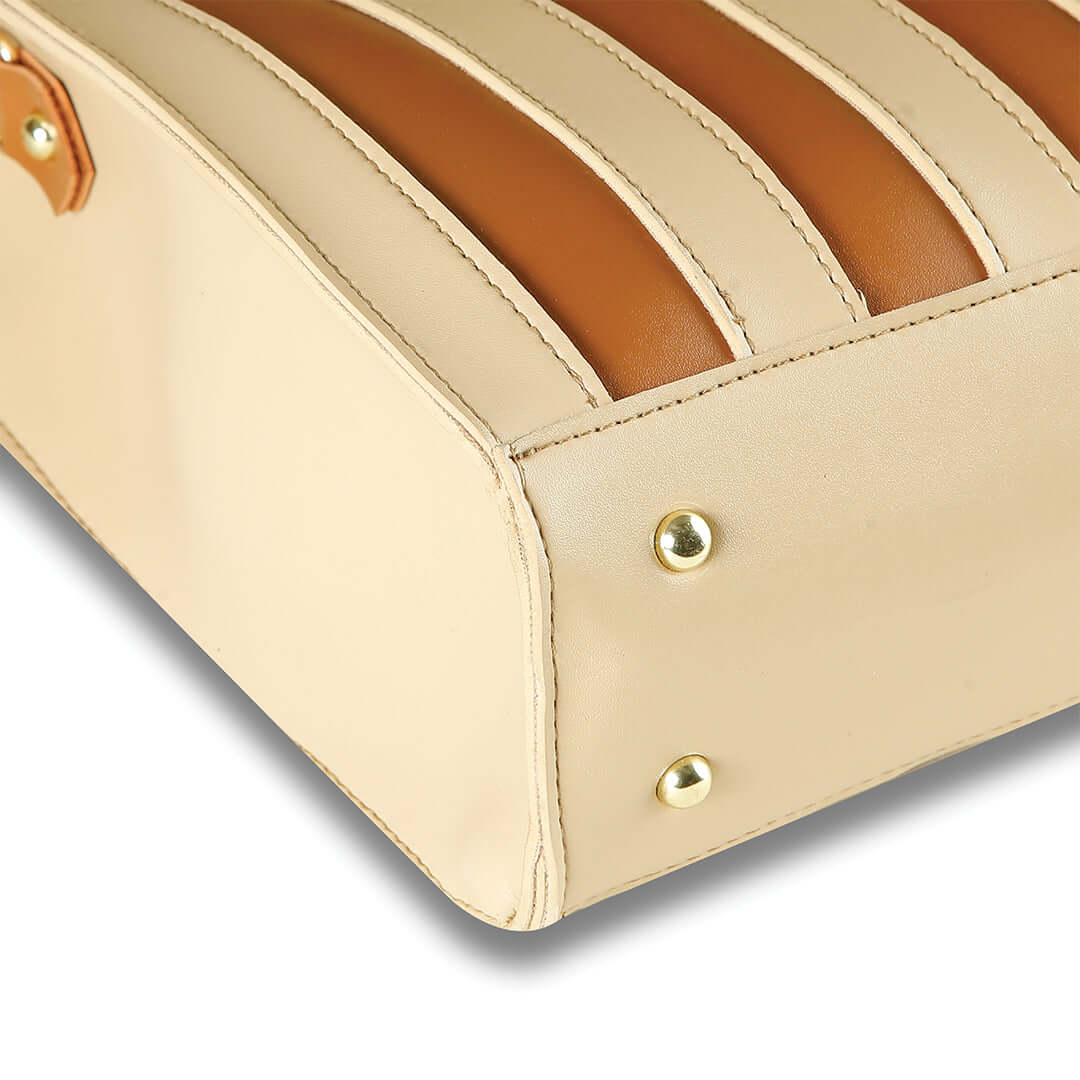 Drew Beige / Brown - Leftover women's shoulder bag in brown by Bag X