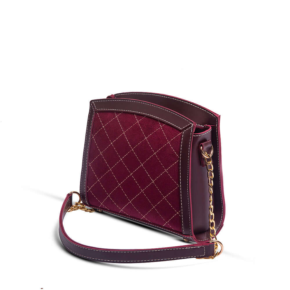 Sonic crossbody bag mehroon