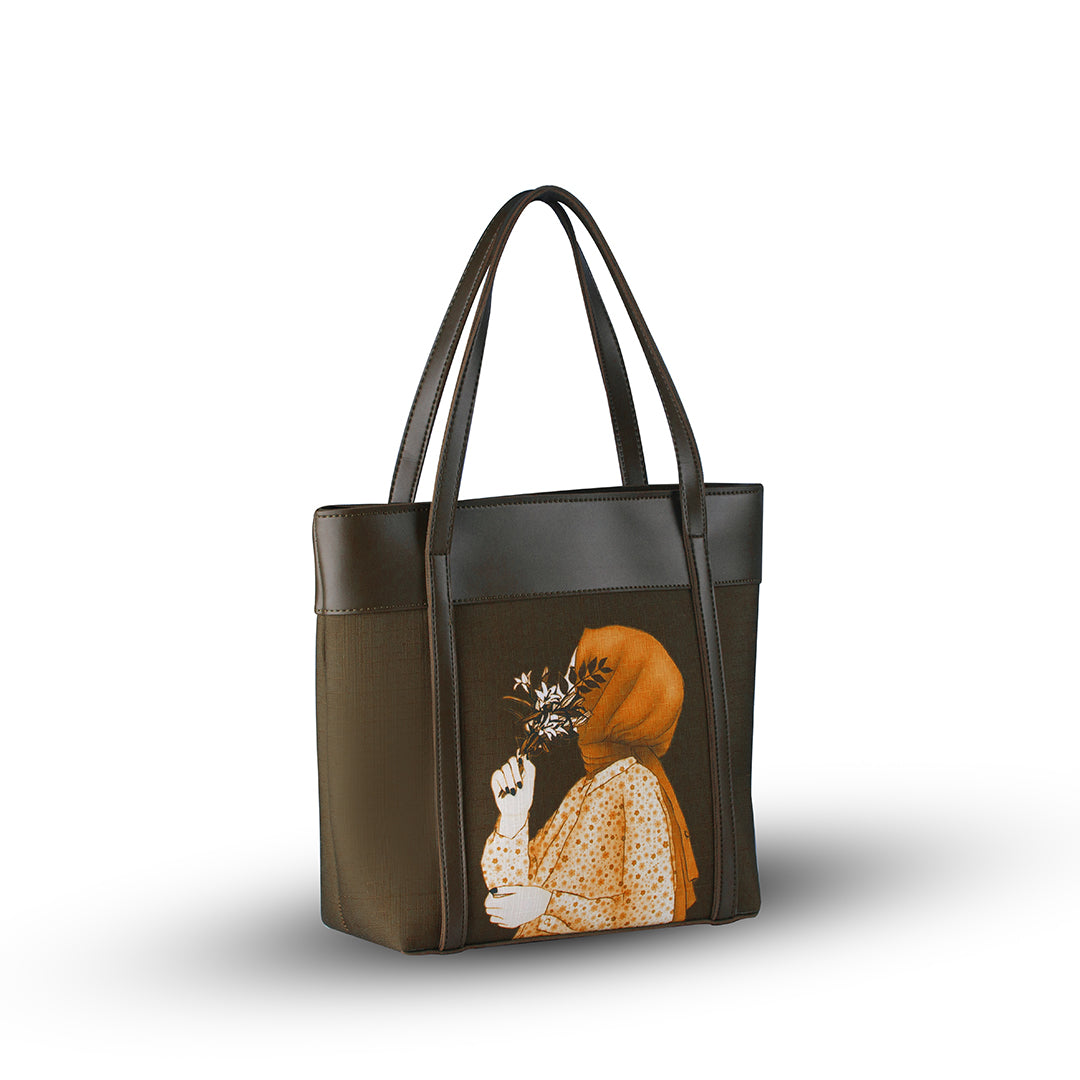 Belle Choco - Leftover women's tote bag in choco by Bag X