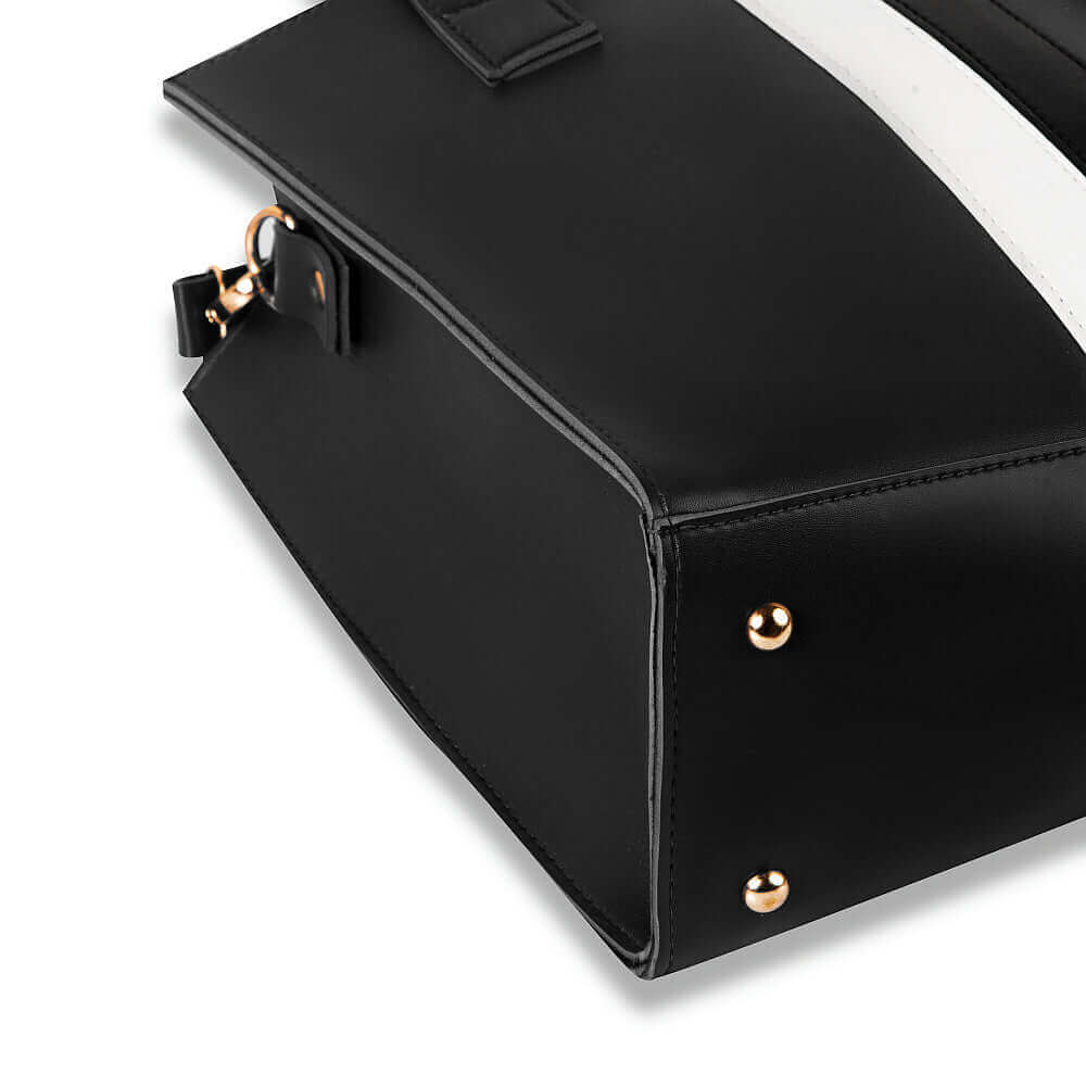 Baku 3 Pcs Black - Leftover women's wallet & clutch in black by Bag X