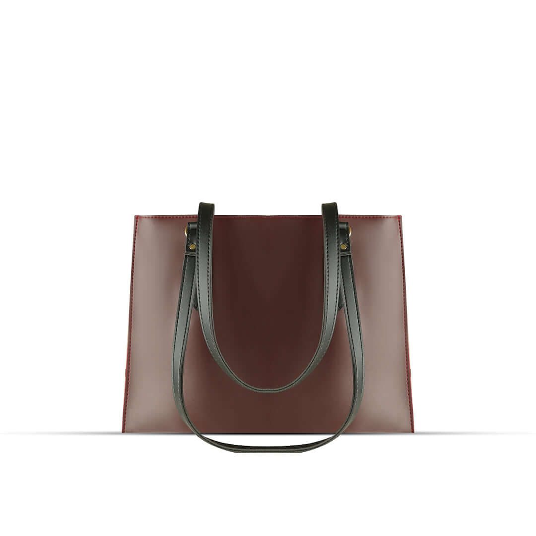 Arya Maroon - Leftover women's shoulder bag in maroon by Bag X