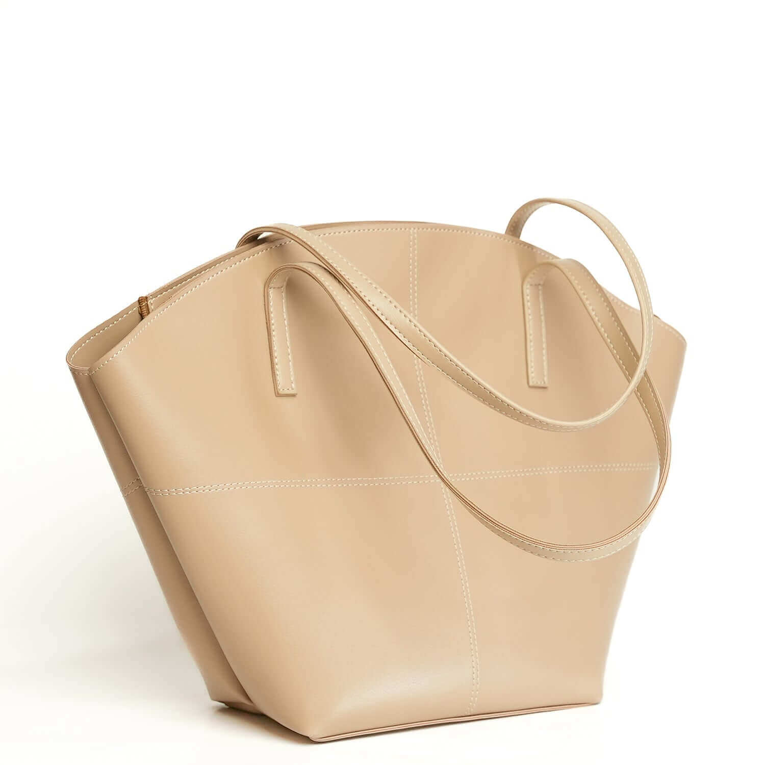 TOTE SHOULDER BEIGE - LEFTOVER
