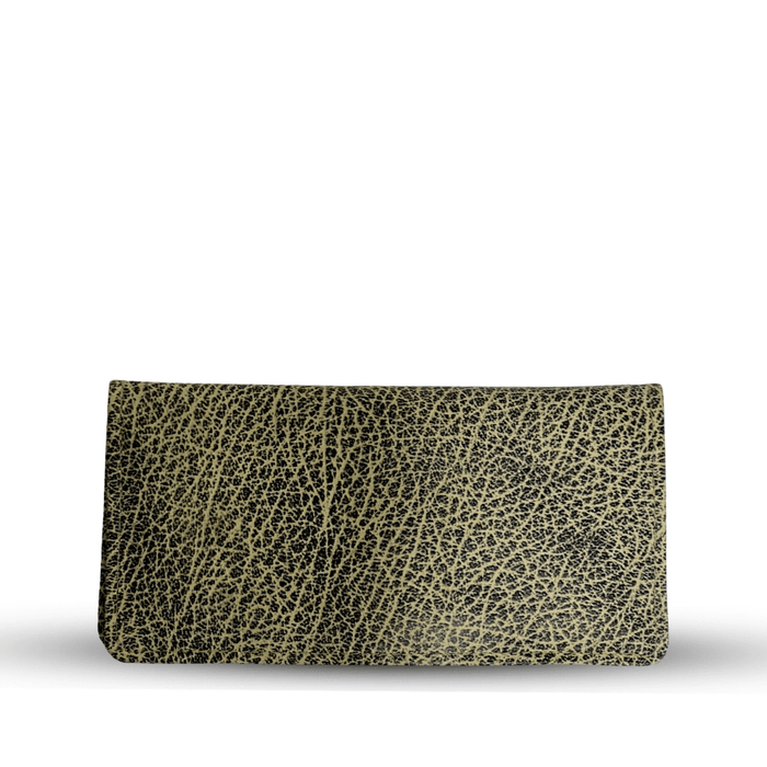 Leather Long Wallet Marble