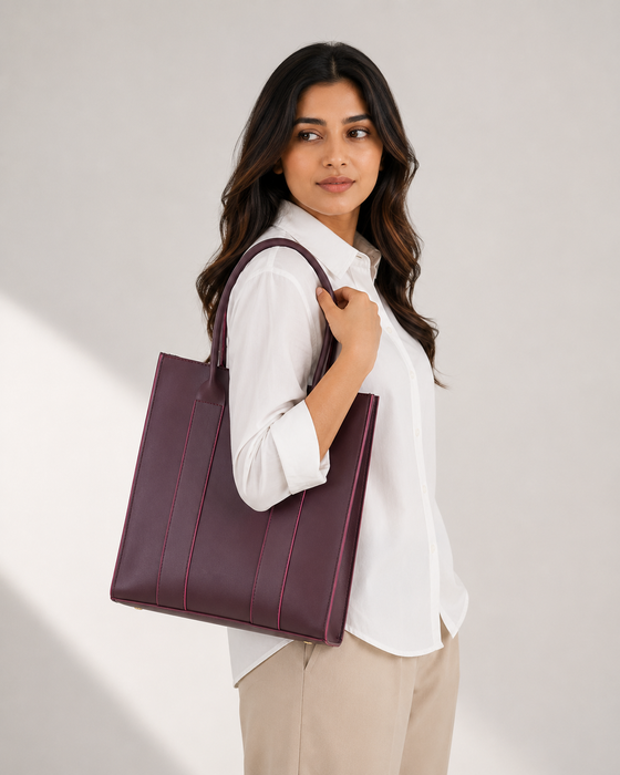 Alberta 3 Pcs Maroon