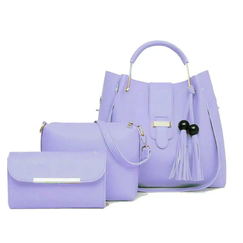 Alexa 3 Pcs Lilac - Leftover women's crossbody bag in classic by Bag X