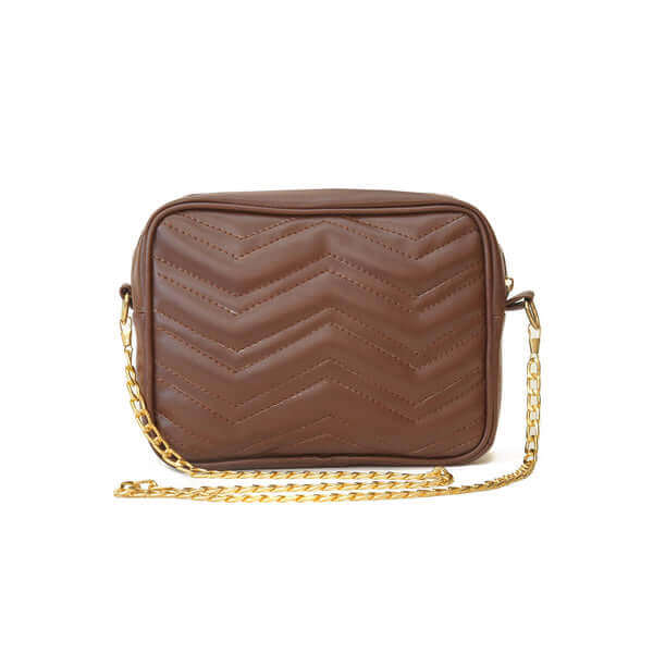 AURA CHOCO BROWN CROSS BODY BAG
