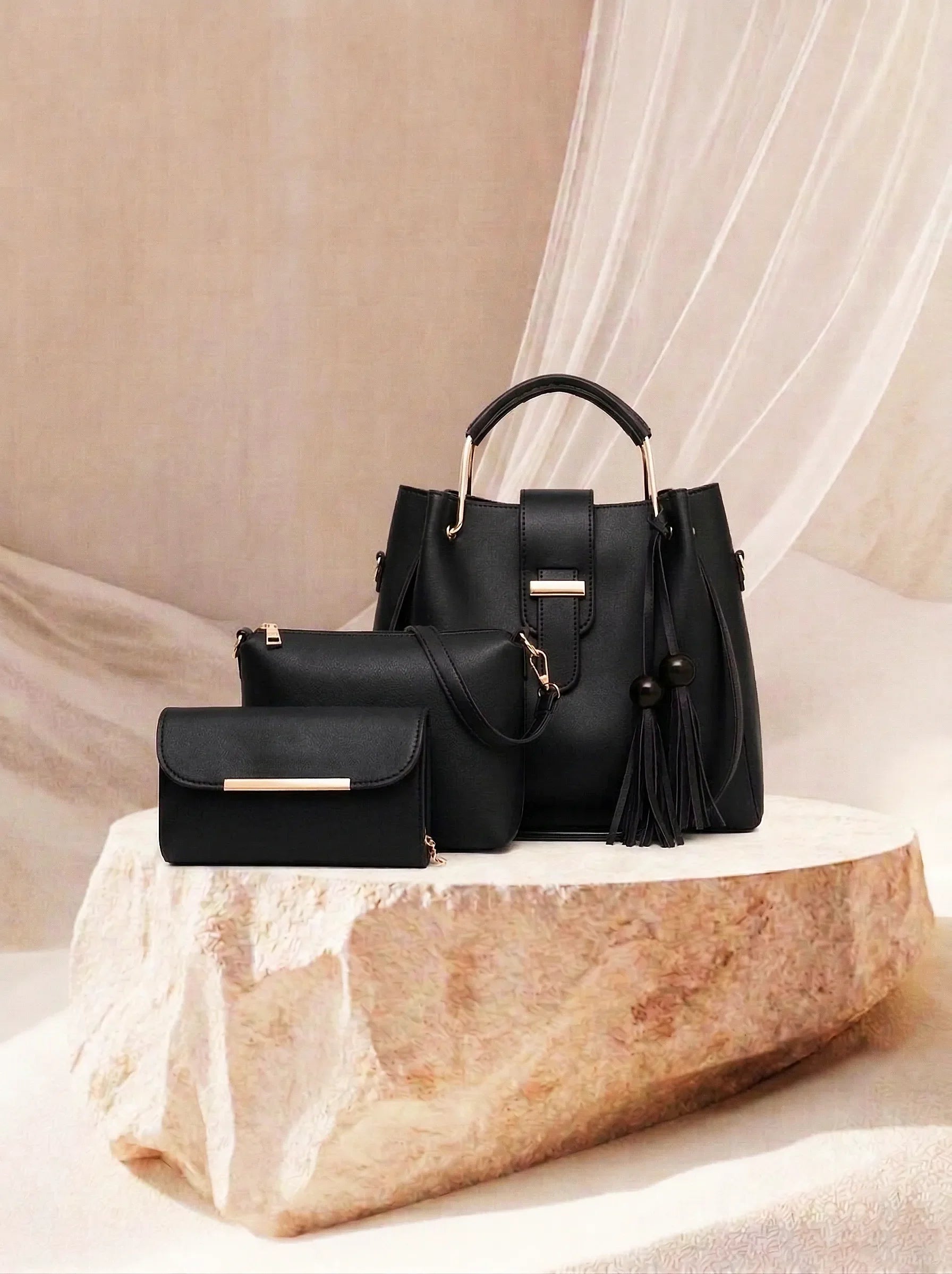 ALEXA 3 PCS BLACK