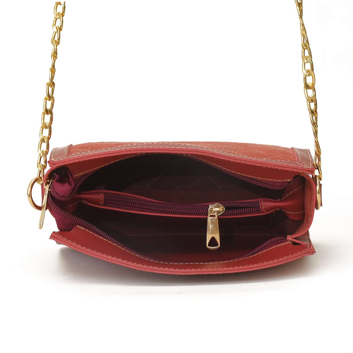 Sonic crossbody bag mehroon