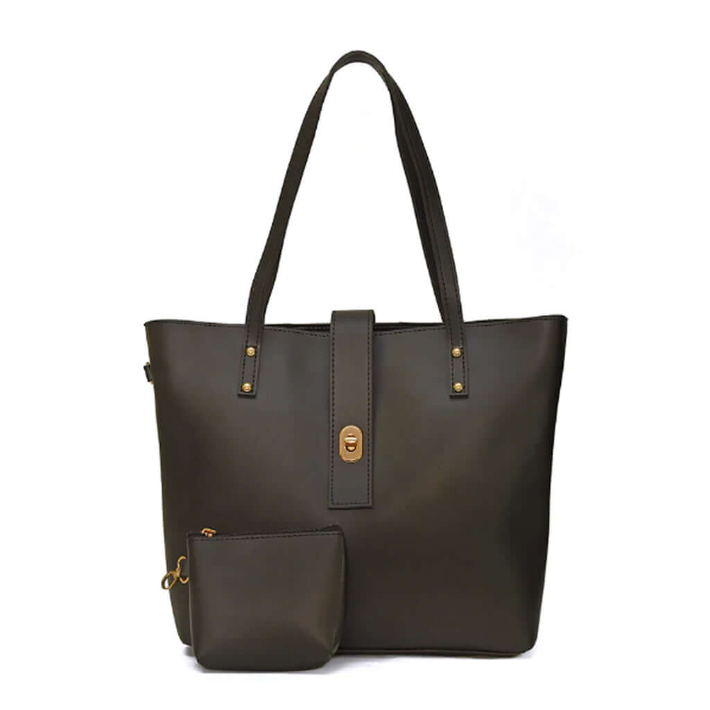 Caramel Black women's tote bag in black by Bag X