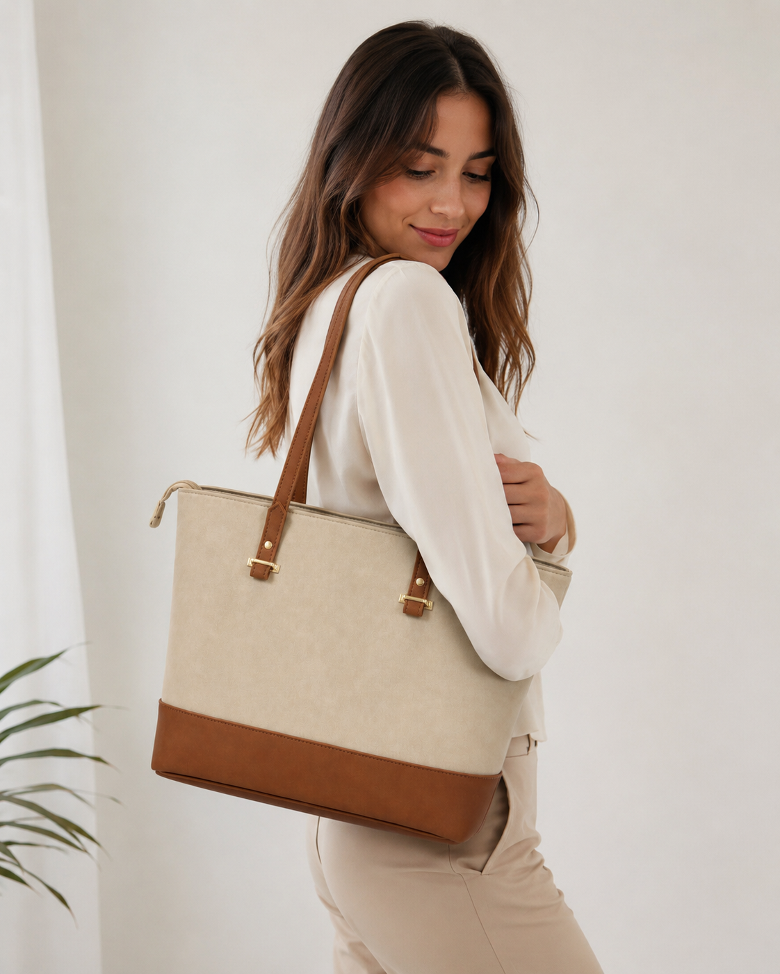 Evline Beige/Brown